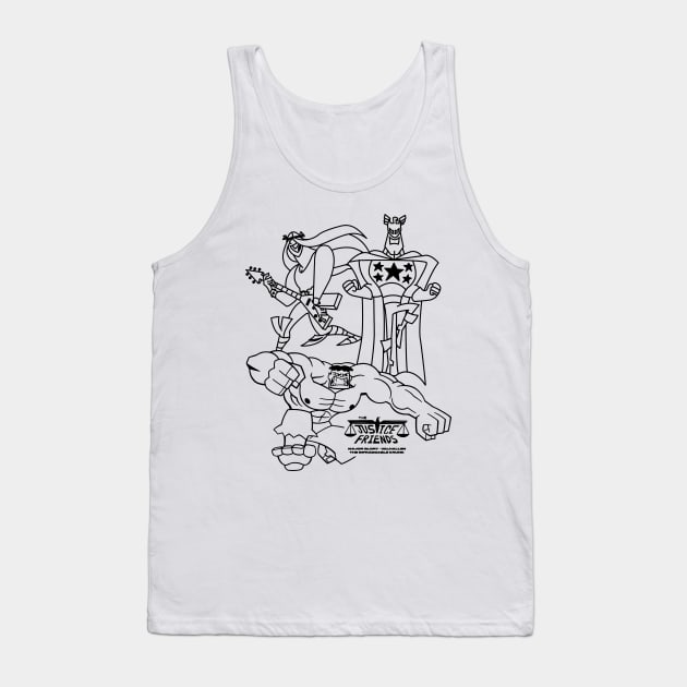 Dexters Laboratory - Justice Friends Tank Top by Tee Cult